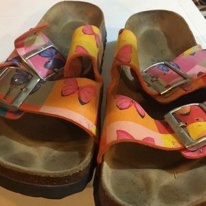 Fun Arizona Birkenstock with butterfly design